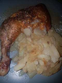 Una foto de Pollo al horno