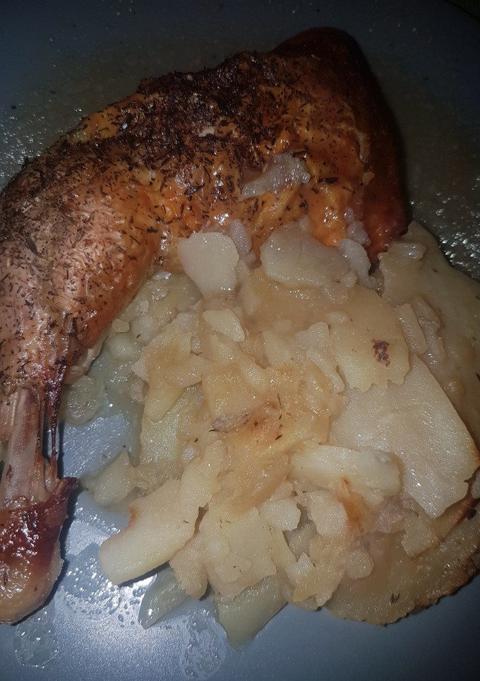 Una foto de Pollo al horno