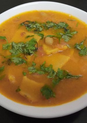 A picture of Dal Dhokli.