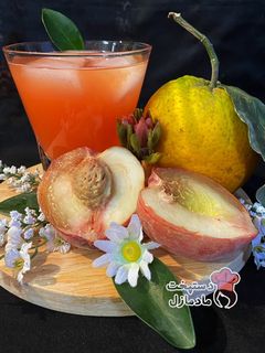 عکسی از دستور شربت هلو