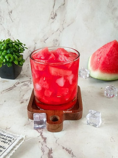 Foto resep Es Sirup Semangka