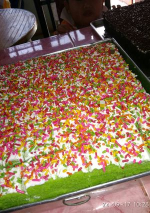 Foto resep Brownies Pandan Ekonomis lembut harum