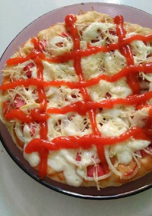 Foto resep Pizza sosis teflon