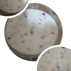 Salad raita A picture of Salad raita.