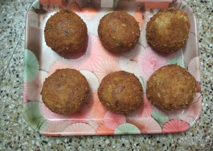 Crispy cheese balls