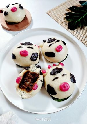 Foto resep Bakpao Karakter Isi Rendang