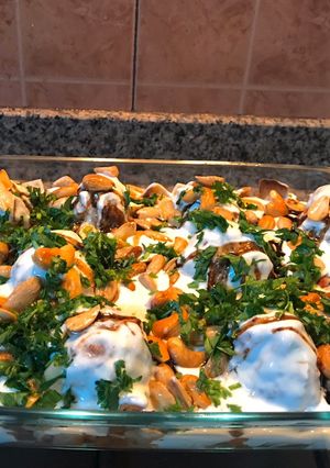 صورة لوصفة فتة الكفتة