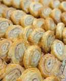 Rollos hojaldradas de canela