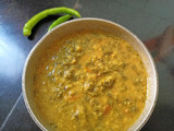 दाल पालक सब्जी (dal palak sabzi recipe in Hindi)