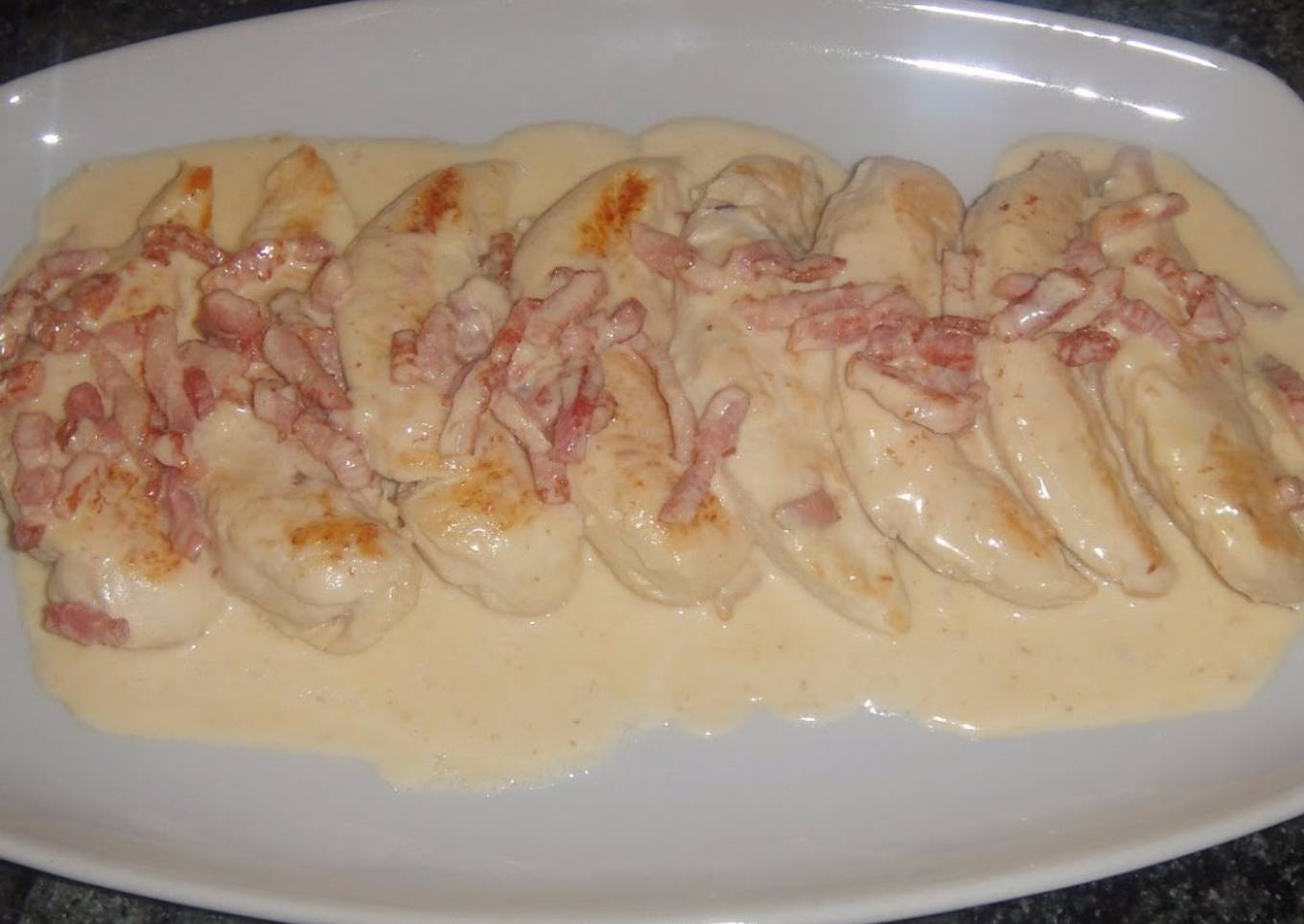 Pollo carbonata