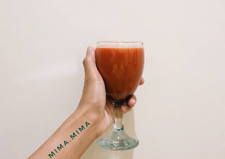 Jus untuk Anemia *Terong Belanda + Wortel*