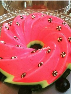عکسی از دستور ژله هندوانه