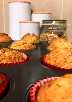 Rizslisztes banános muffin 🍌🧁 recept fotója