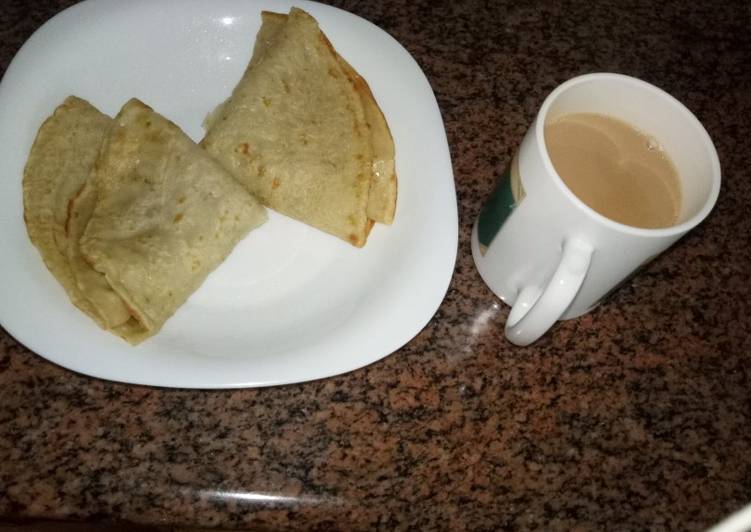 Breakfast pancake and Kenyan tea #Author marathon