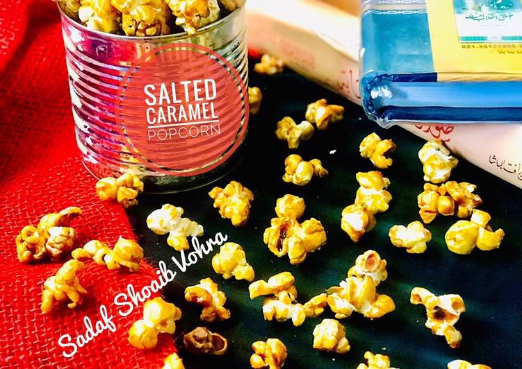 Step-by-Step Guide to Make Favorite Salted Caramel Popcorn 🍿