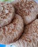 Pan marroquí casero 100% integral hecho en la sartén saludable