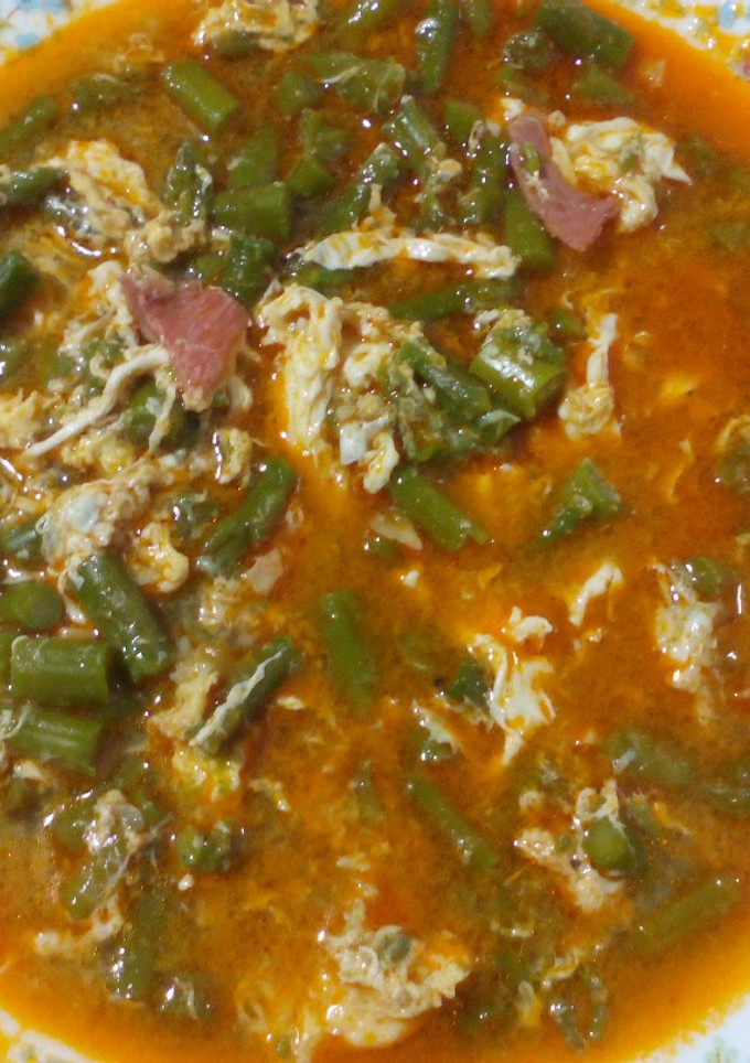 Una foto de Sopa de espárragos