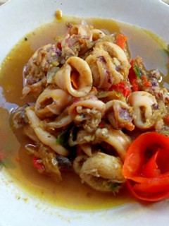 Foto resep Cumi Pedas kuah kuning