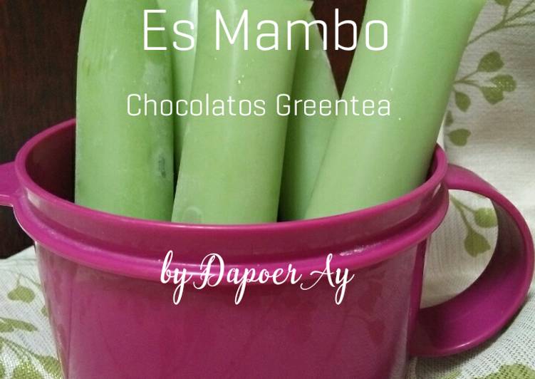Bagaimana Menyiapkan Es Mambo Chocolatos Greentea, Enak Banget