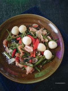 Foto resep Tumis Kangkung Saus Tiram (pedas)