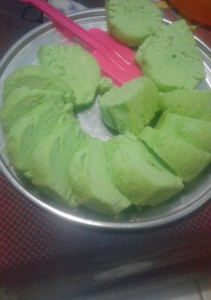 Foto resep Bolu kukus pandan simple