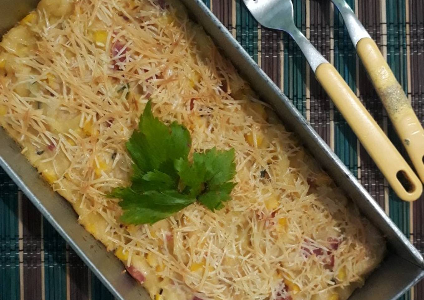 Macaroni jagung schootel (W#1)