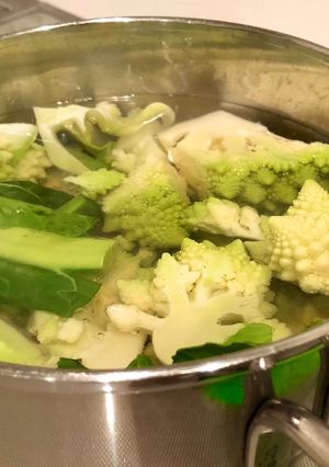 Hình của món Mẹo luộc rau và thời gian luộc cho các loại rau củ.