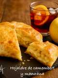 Hojaldre de camembert y manzana