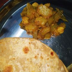 Aloo gawar ka sabzi A picture of Aloo gawar ka sabzi.