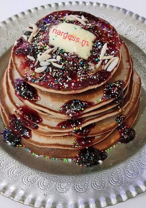 عکسی از دستور پنکیک بدون روغن