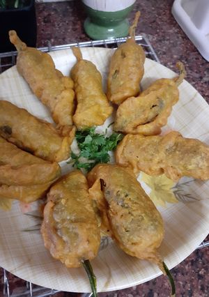 A picture of Mirch Pakora.