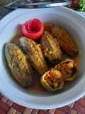 Prawn stuffed Parwal (Potol Dolma)