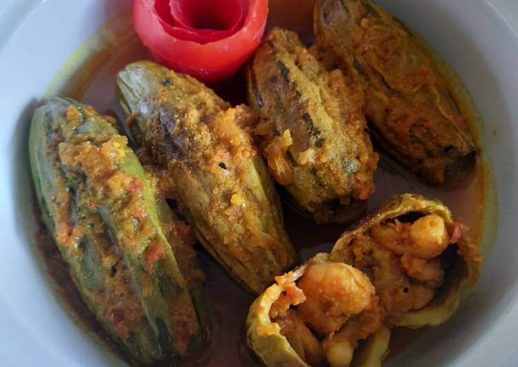 Steps to Make Super Quick Homemade Prawn stuffed Parwal (Potol Dolma)