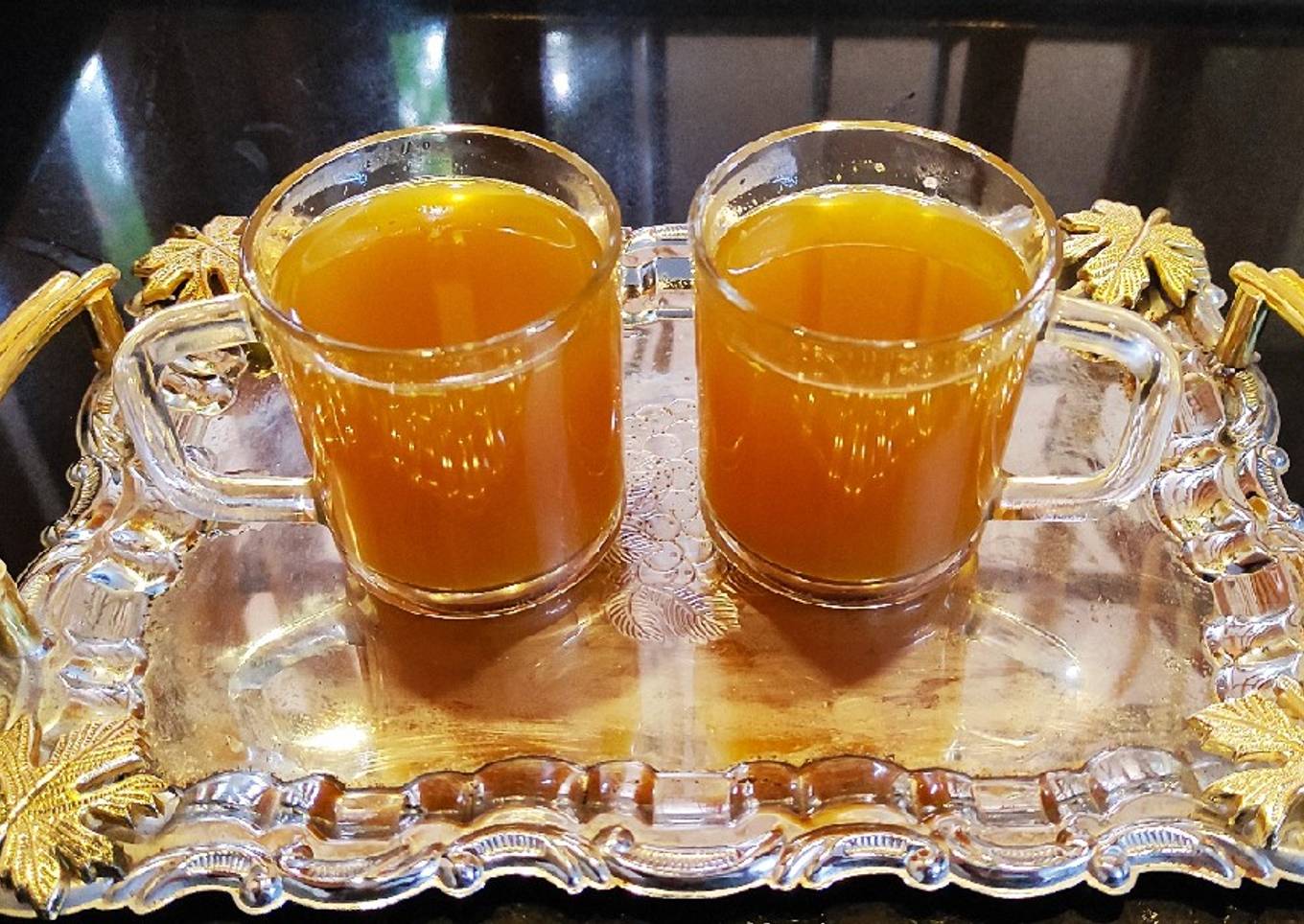 Ginger Turmeric tea. (kadha)