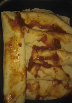 Una foto de Canelones de puré de papas