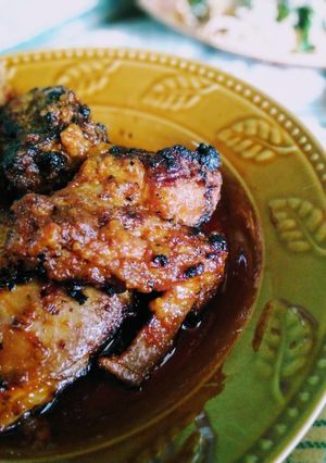 Foto resep Ayam bakar bumbu rujak