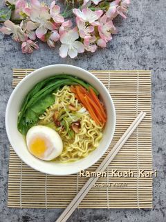 Foto resep Ramen Kuah Kari