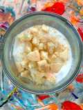Albicocche Melba con Meringa Vegana in Vasocottura