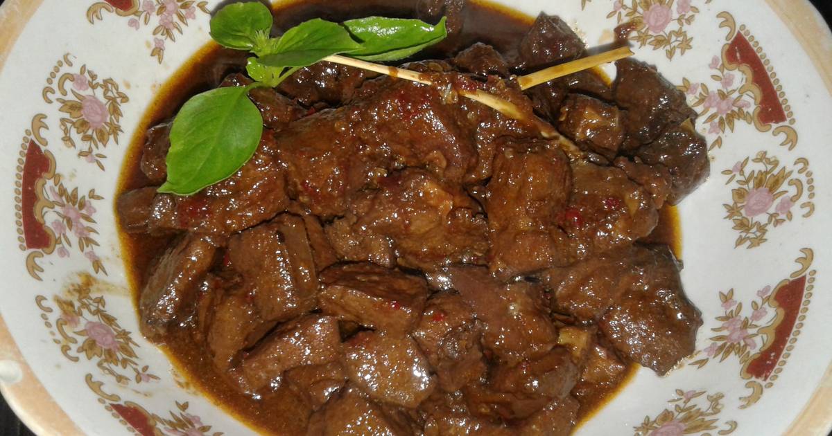 Resep Hati Sapi Masak Kecap Oleh Ratu Citra Lestari Cookpad