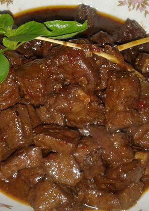 Foto resep Hati Sapi Masak Kecap