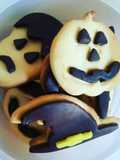 Biscotti Halloween con cioccolato plastico home made