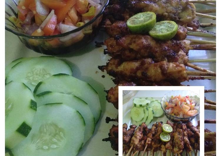 Sate ayam bumbu kacang