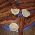 Marineras de salchichas o banderillas de salchichas