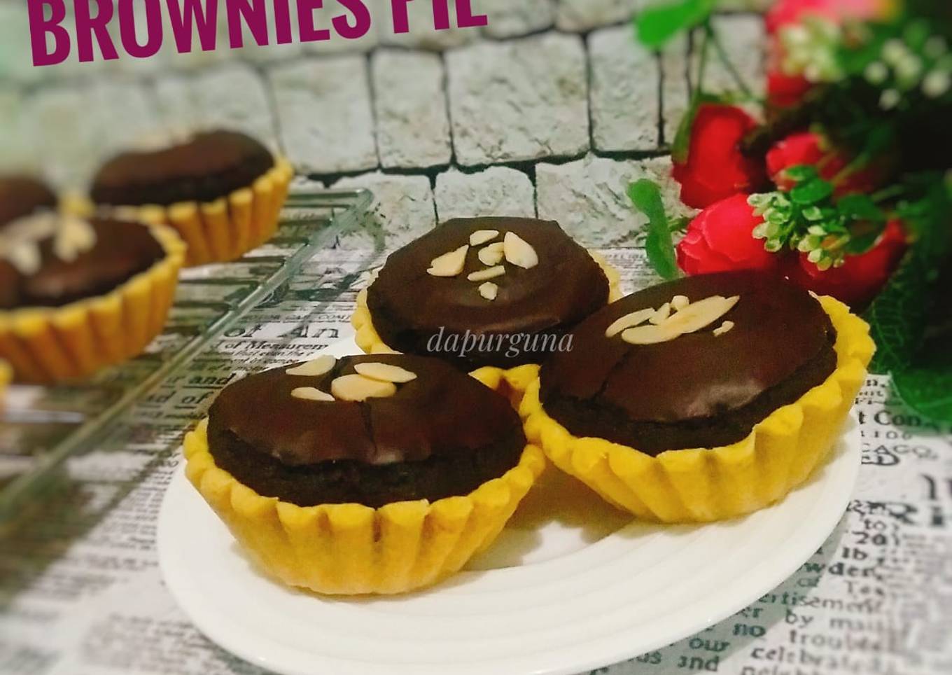 Brownies Pie Empuk, Renyah, Enak Banget