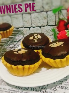 Foto resep Brownies Pie Empuk, Renyah, Enak Banget