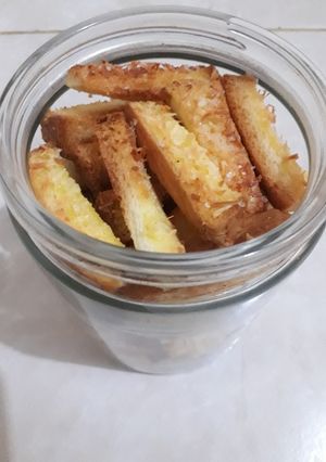 Foto resep Roti kering keju