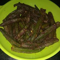 A picture of Chatpati Masala Bhindi.