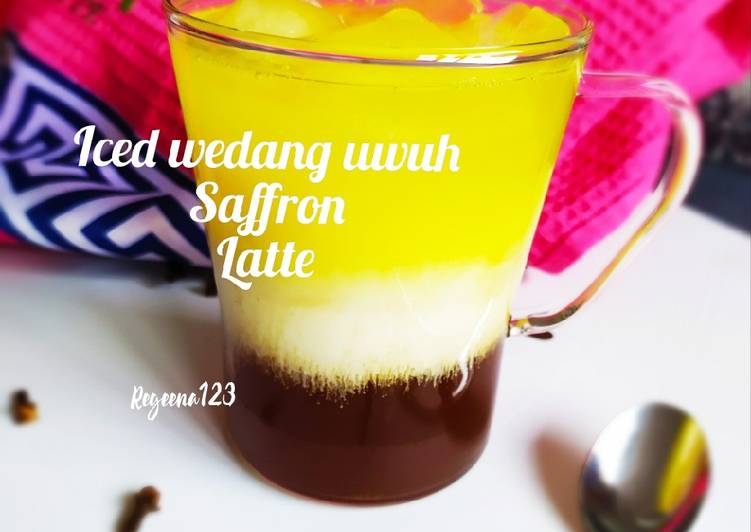 Iced wedang uwuh saffron Latte