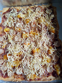 Foto resep Pizza sosis ayam