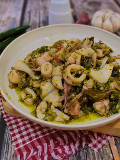 Foto resep Cumi Cabai Hijau